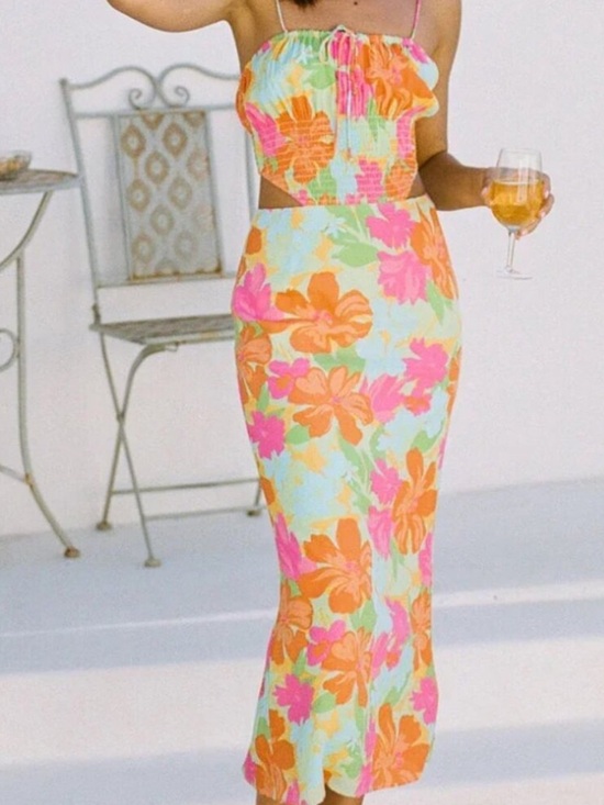 SABO Dresses & Skirts - Sabo NWT Floral Adelina Midi Dress Sz XS
